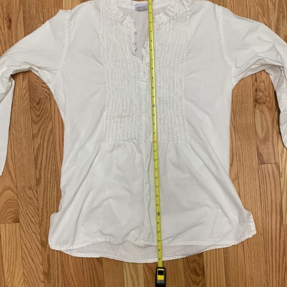 Handmade White Cotton Embroidered Tunic - Picture 8 of 8